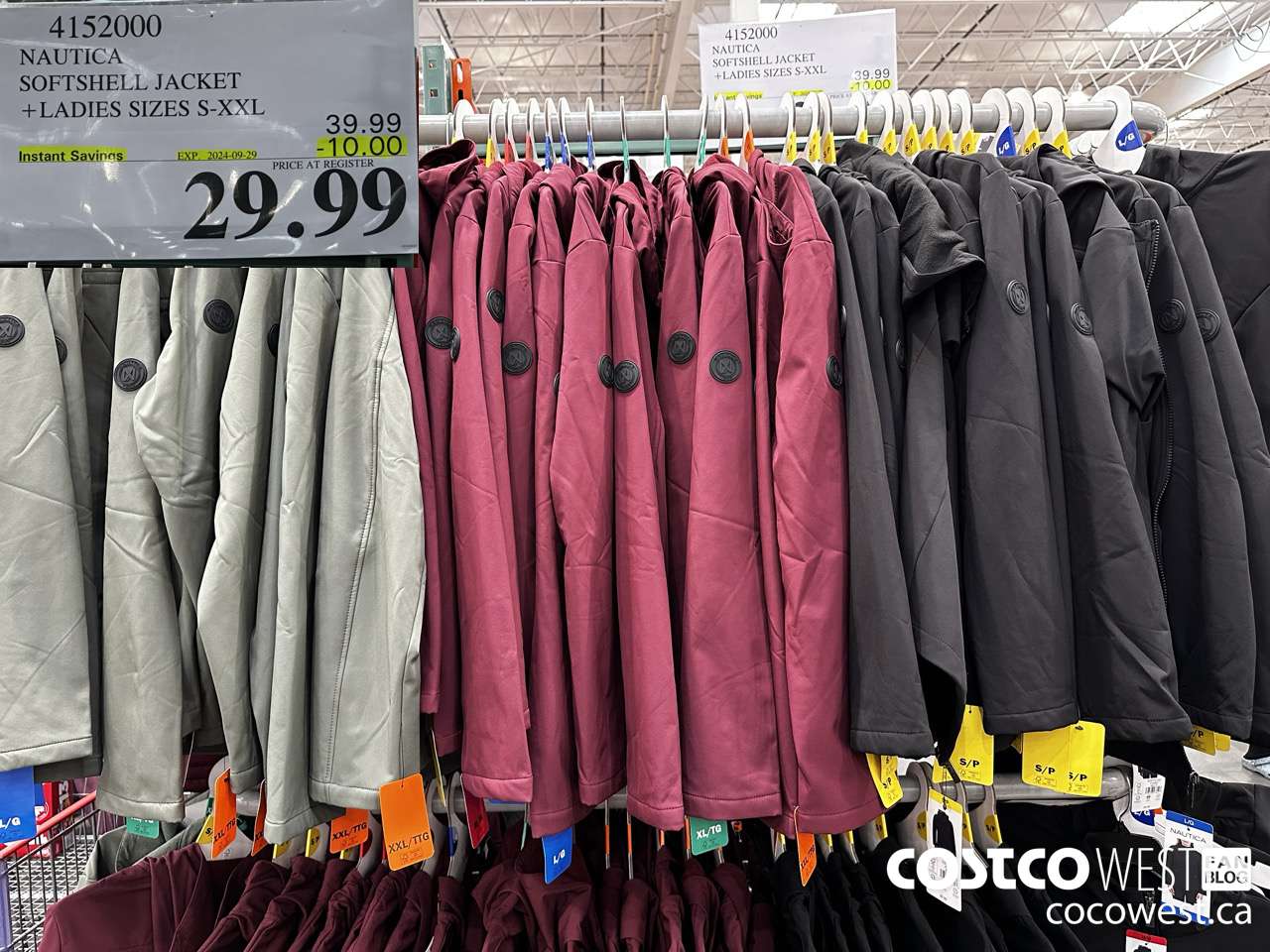 4152000 NAUTICA SOFTSHELL JACKET LADIES SIZES S-XXL ($10.00 INSTANT SAVINGS EXPIRES ON 2024-09-29) $29.99