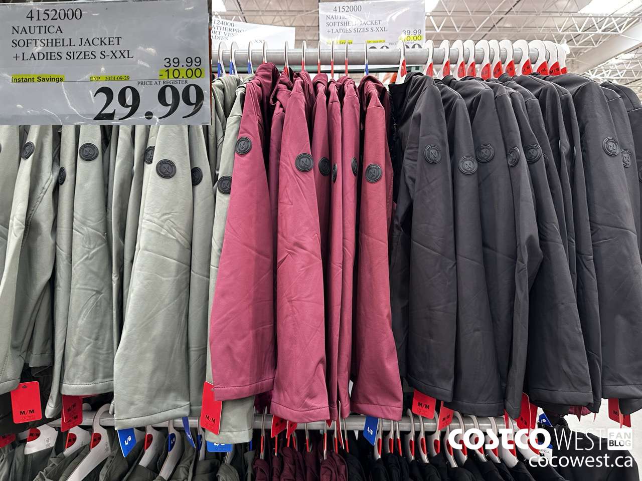 4152000 NAUTICA SOFTSHELL JACKET LADIES SIZES S-XXL ($10.00 INSTANT SAVINGS EXPIRES ON 2024-09-29) $29.99