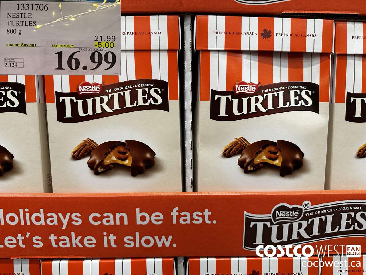 1331706 NESTLE TURTLES 800 g ($5.00 INSTANT SAVINGS EXPIRES ON 2024-09-22) $16.99