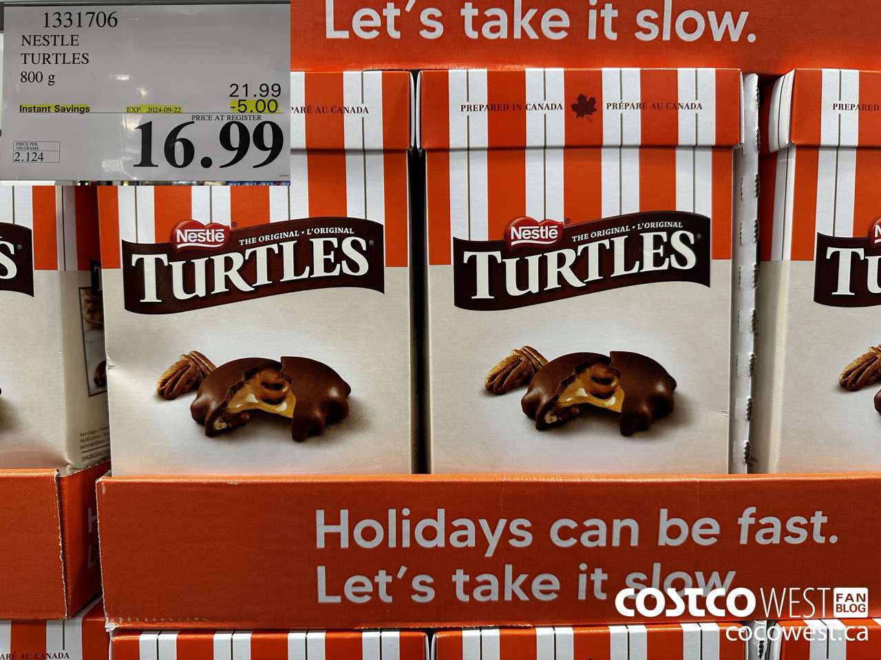 1331706 NESTLE TURTLES 800 g ($5.00 INSTANT SAVINGS EXPIRES ON 2024-09-22) $16.99