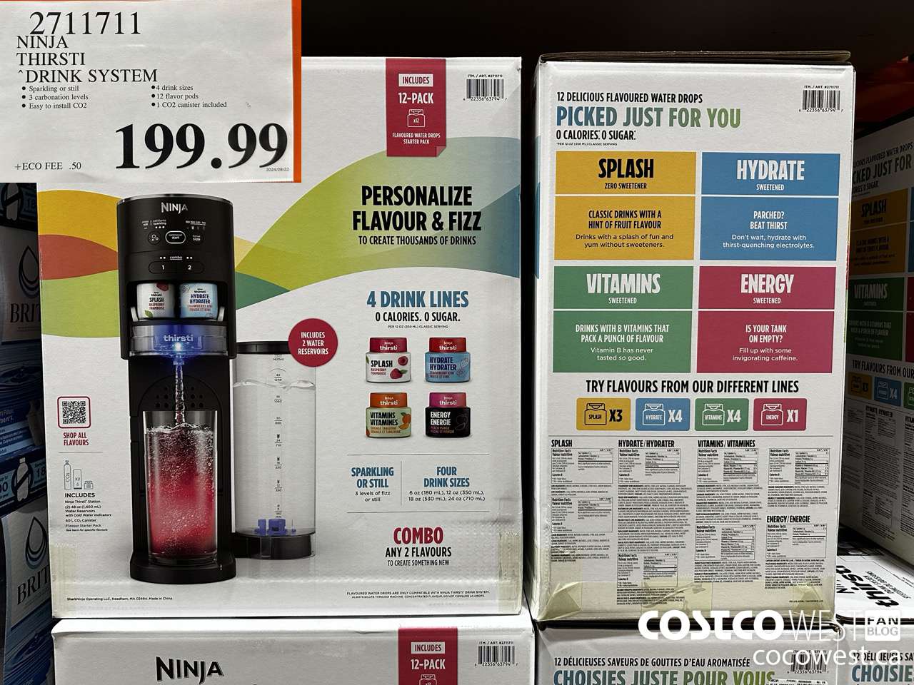 2711711 NINJA THIRSTI DRINK SYSTEM $199.99