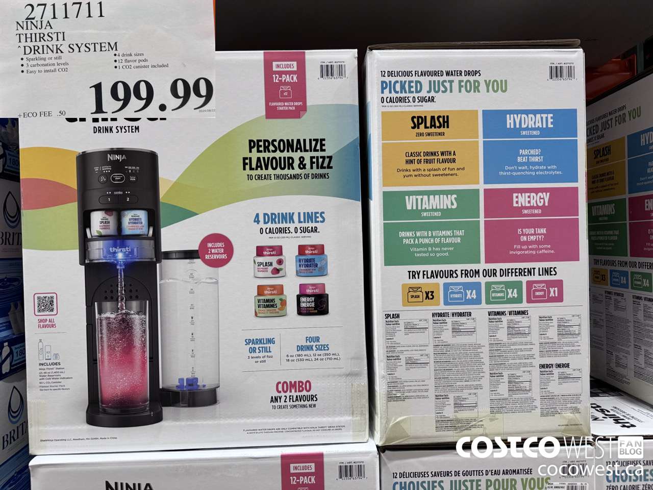 2711711 NINJA THIRSTI DRINK SYSTEM $199.99