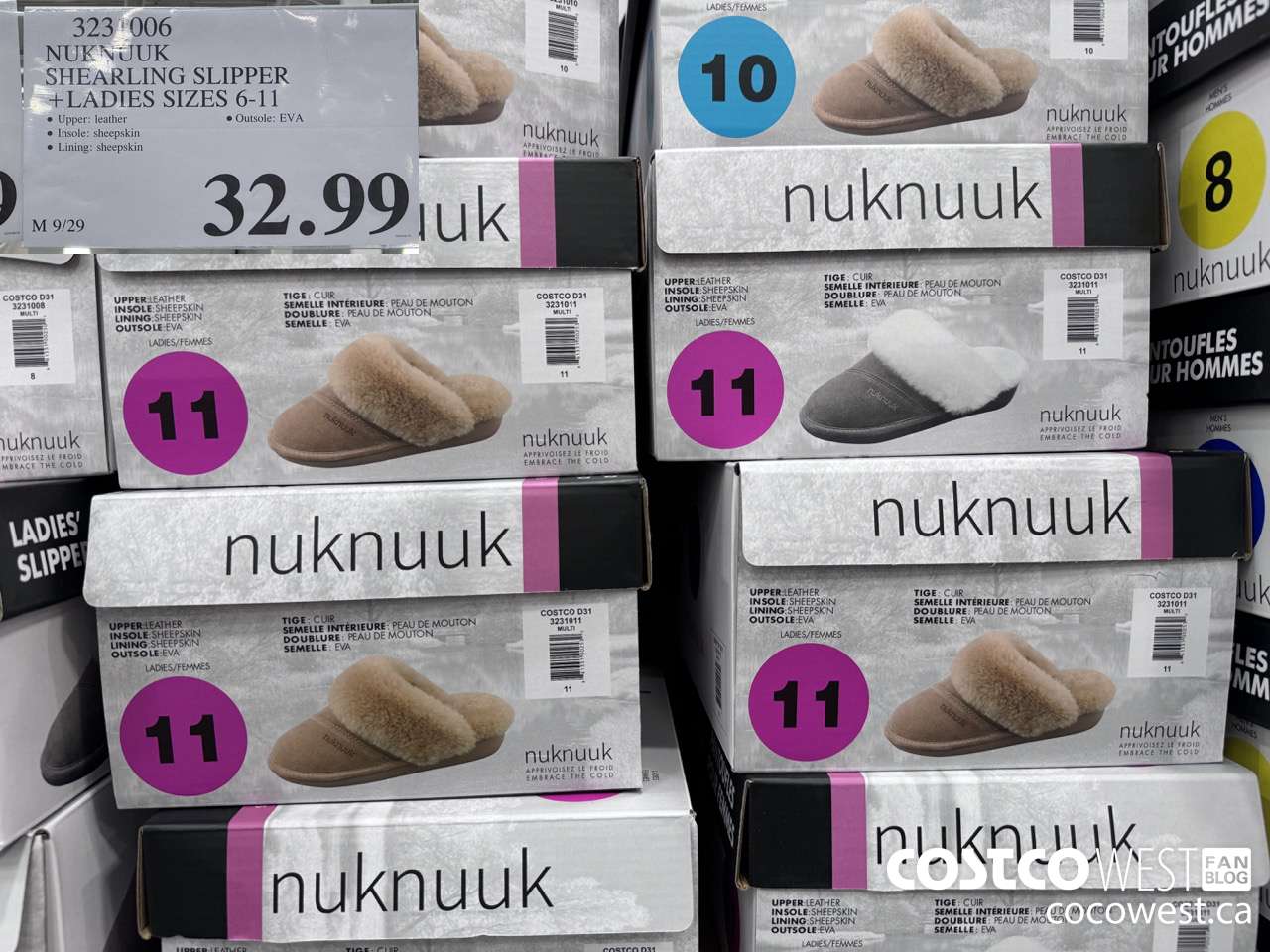 3231006 NUKNUUK SHEARLING SLIPPER LADIES SIZES 6-11 $32.99