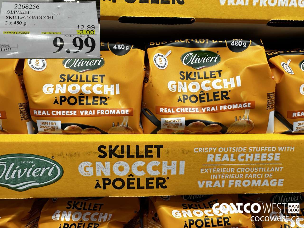 2268256 OLIVIERI SKILLET GNOCCHI 2 X 480G ($3.00 INSTANT SAVINGS EXPIRES ON 2024-09-15) $9.99