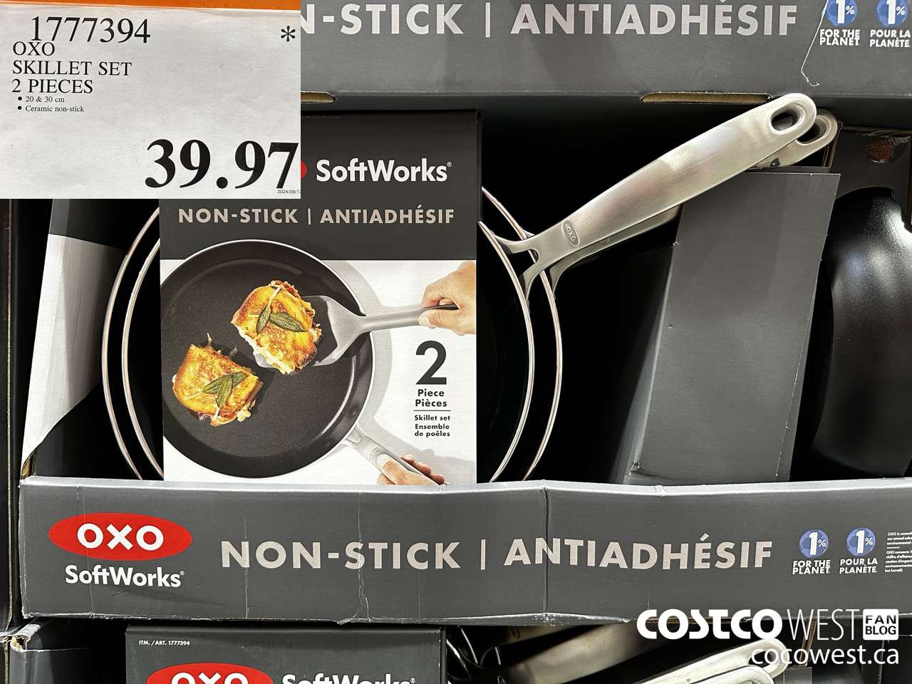 1777394 OXO SKILLET SET 2 PIECES $39.97