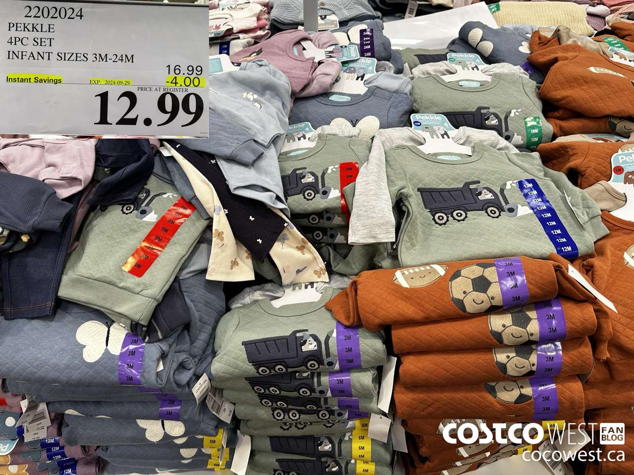 2202024 PEKKLE 4PC SET INFANT SIZES 3M-24M ($4.00 INSTANT SAVINGS EXPIRES ON 2024-09-29) $12.99