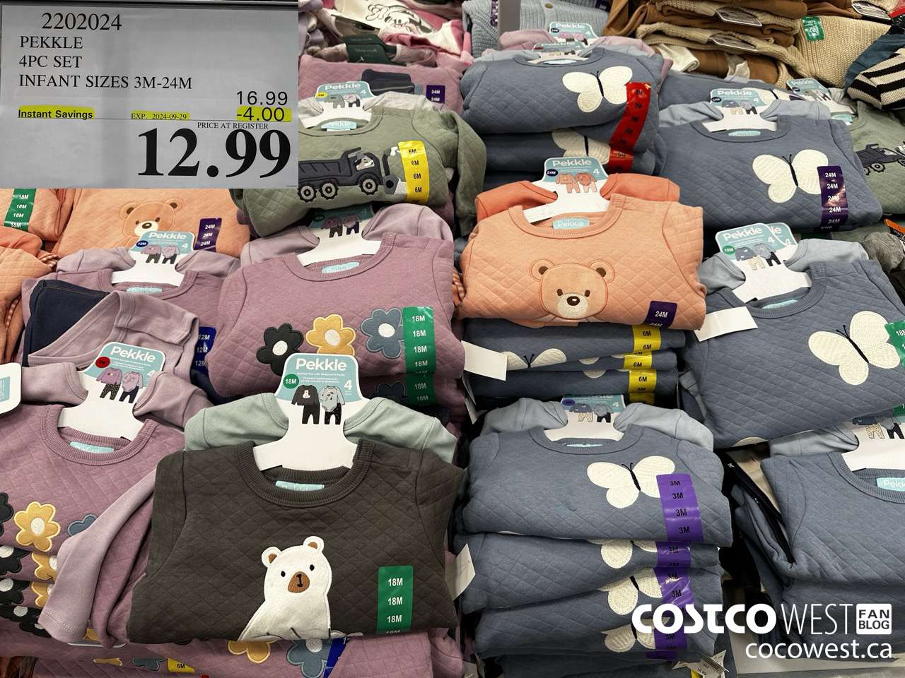 2202024 PEKKLE 4PC SET INFANT SIZES 3M-24M ($4.00 INSTANT SAVINGS EXPIRES ON 2024-09-29) $12.99