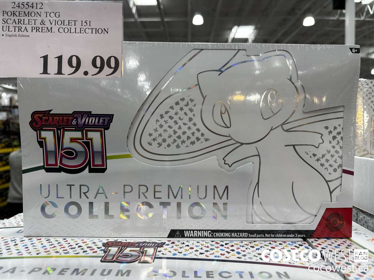 2455412 POKEMON TCG SCARLET & VIOLET 151 ULTRA PREM. COLLECTION $119.99