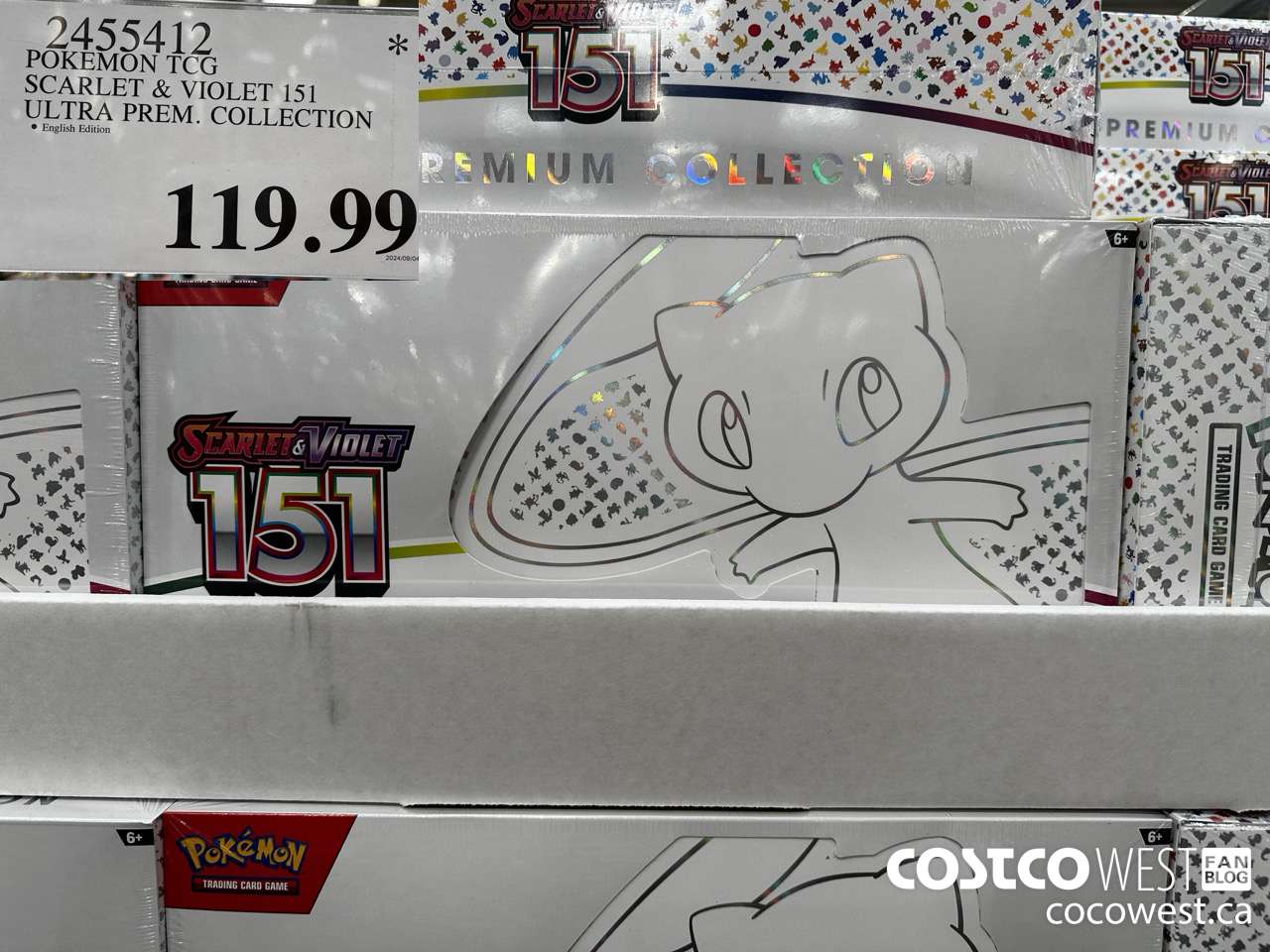 2455412 POKEMON TCG SCARLET & VIOLET 151 ULTRA PREM. COLLECTION $119.99