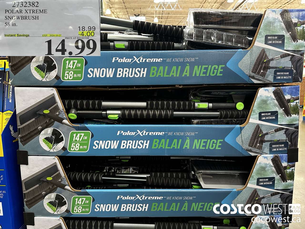 2732382 POLAR XTREME SNOWBRUSH 58IN ($4.00 INSTANT SAVINGS EXPIRES ON 2024-10-27) $14.99