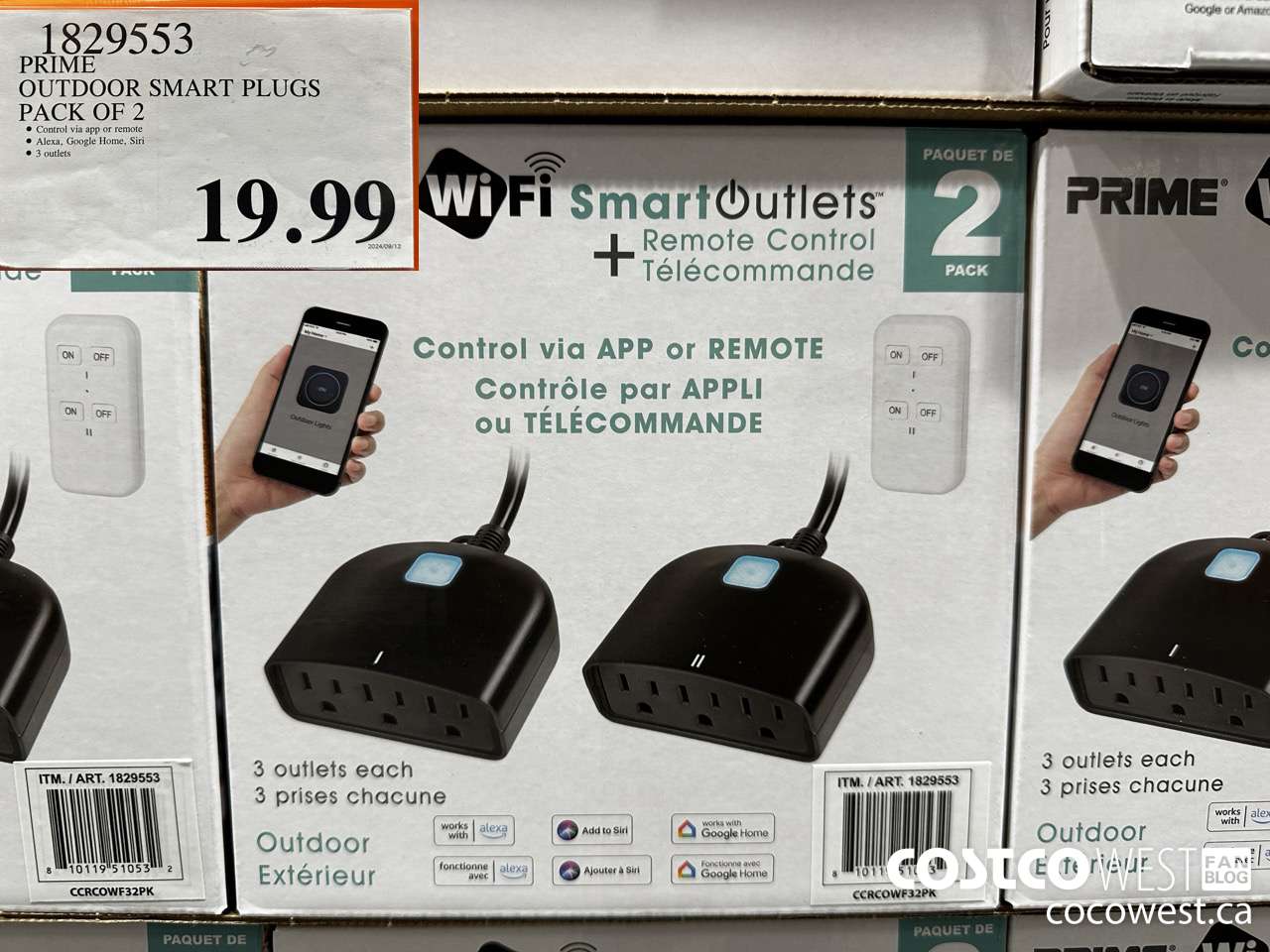 1829553 PRIME OUTDOOR SMART PLUGS PACK OF 2 $19.99