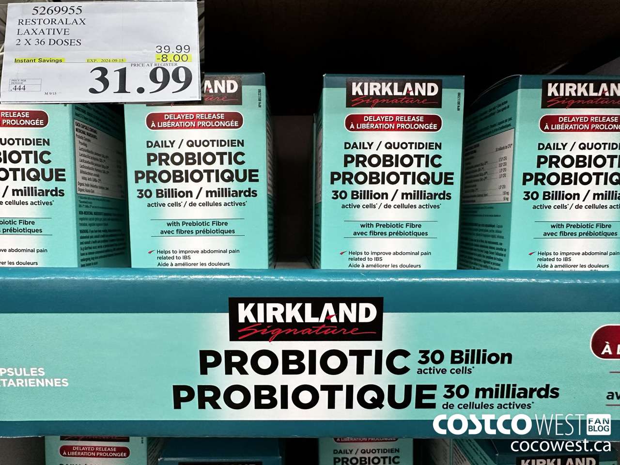 5269955 RESTORALAX LAXATIVE 2 X 36 DOSES ($8.00 INSTANT SAVINGS EXPIRES ON 2024-09-15) $31.99