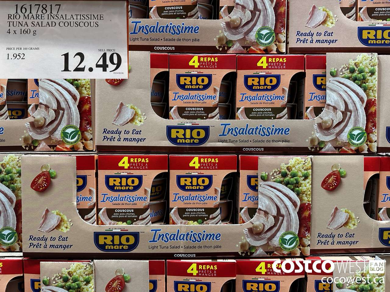 1617817 RIO MARE INSALATISSIME TUNA SALAD COUSCOUS 4 x 160 g $12.49