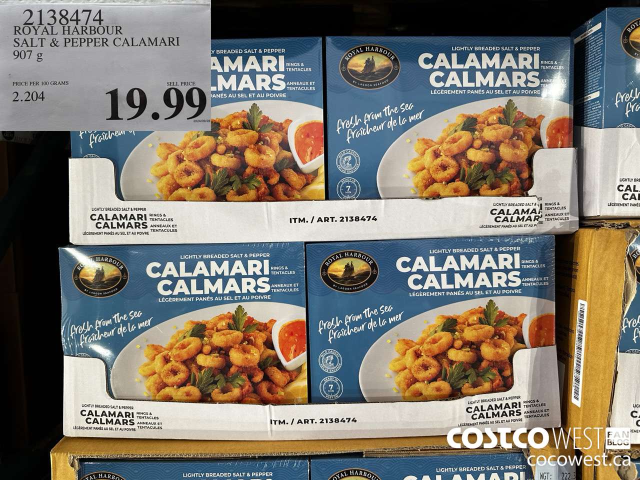 2138474 ROYAL HARBOUR SALT & PEPPER CALAMARI 907G $19.99