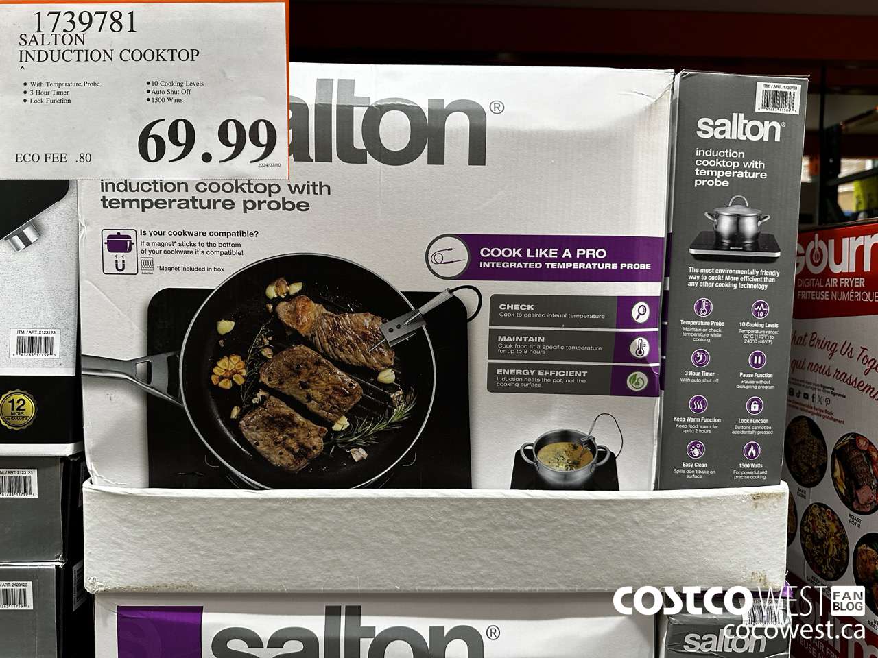1739781 SALTON INDUCTION COOKTOP $69.99