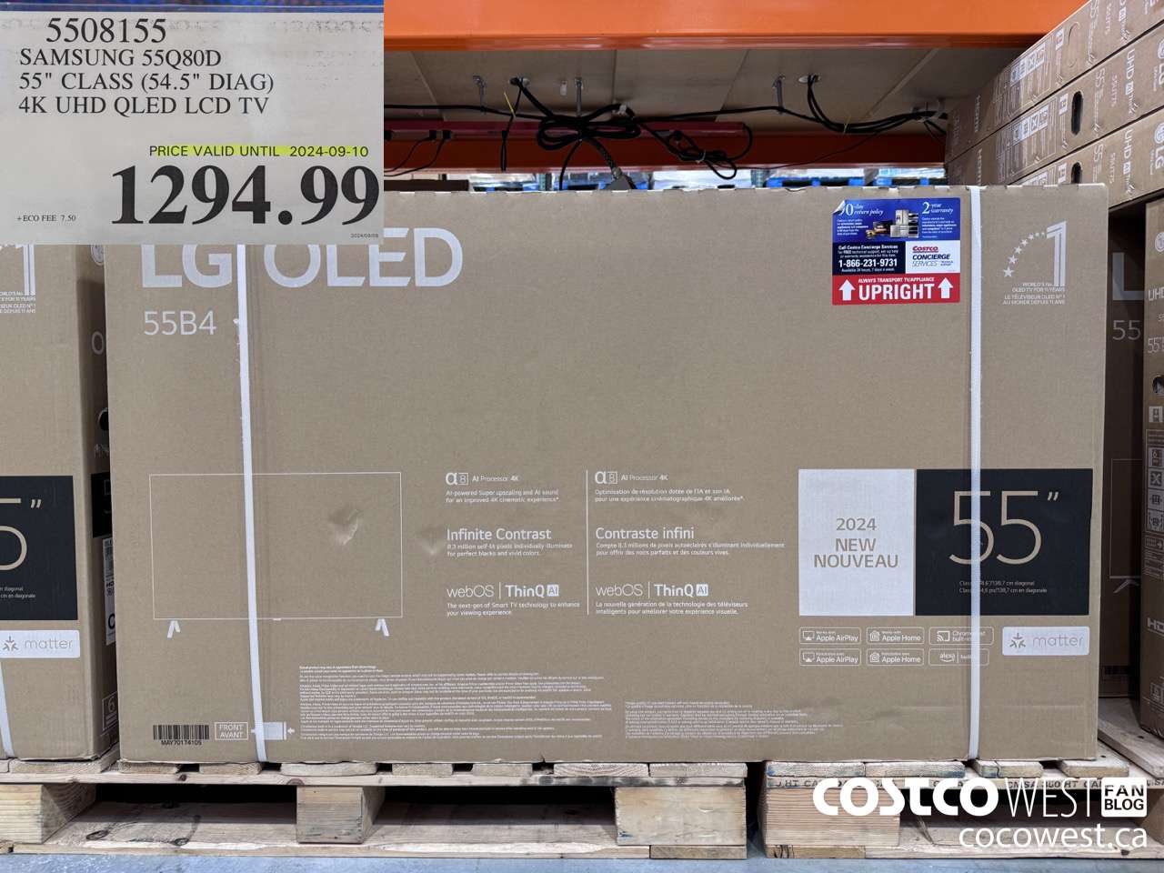 5508155 SAMSUNG 55Q80D 55