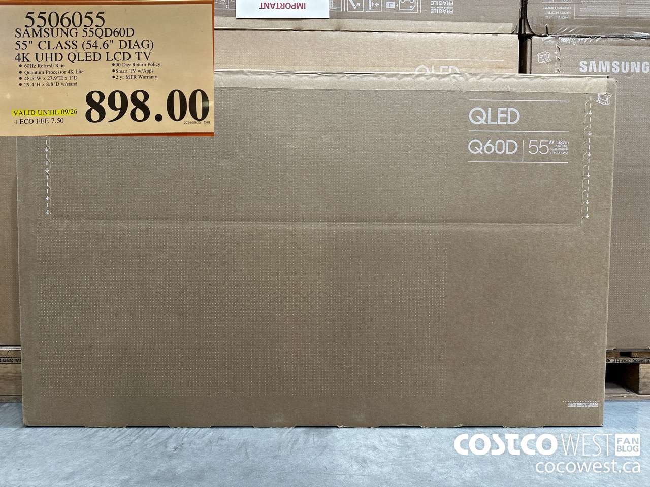 5506055 SAMSUNG 55QD60D 55