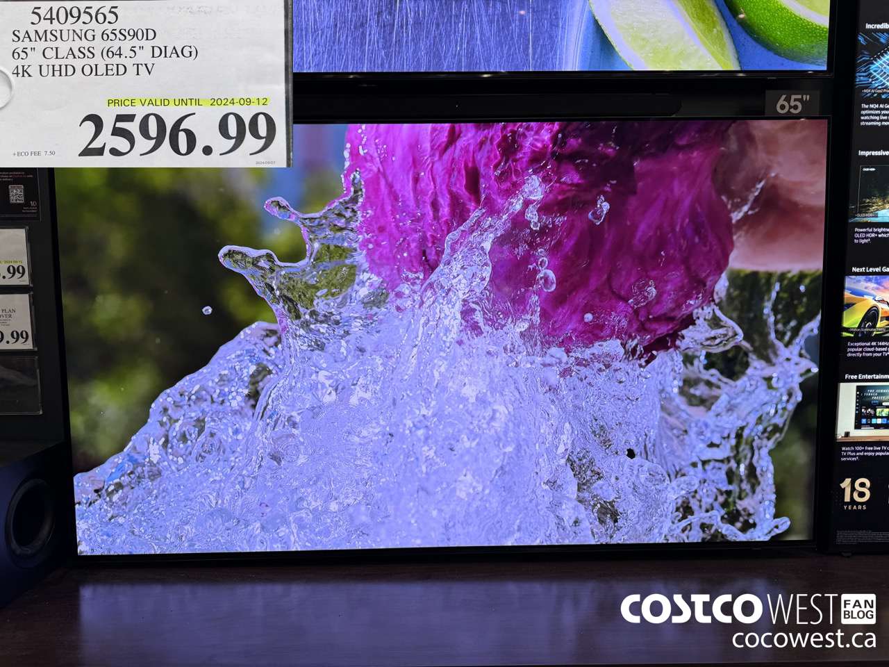 5409565 SAMSUNG 65S90D 65