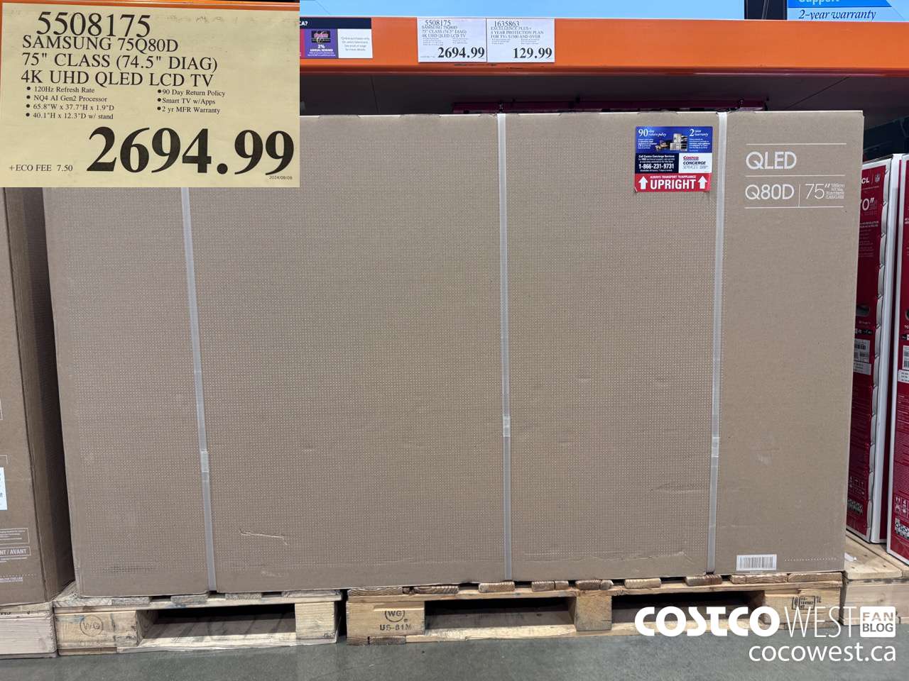 5508175 SAMSUNG 75Q80D 75