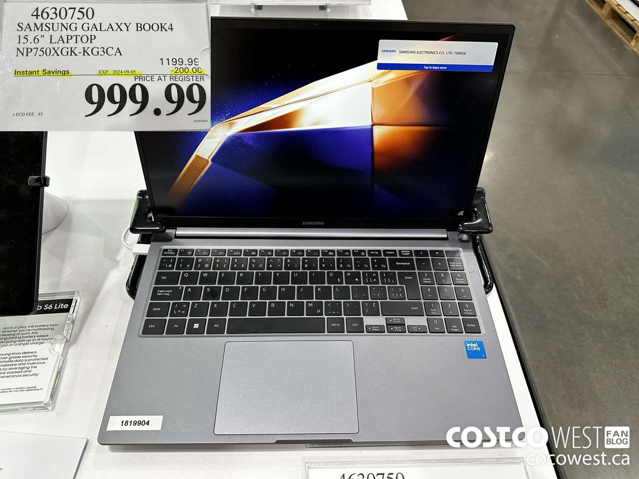 4630750 SAMSUNG GALAXY BOOK4 15.6