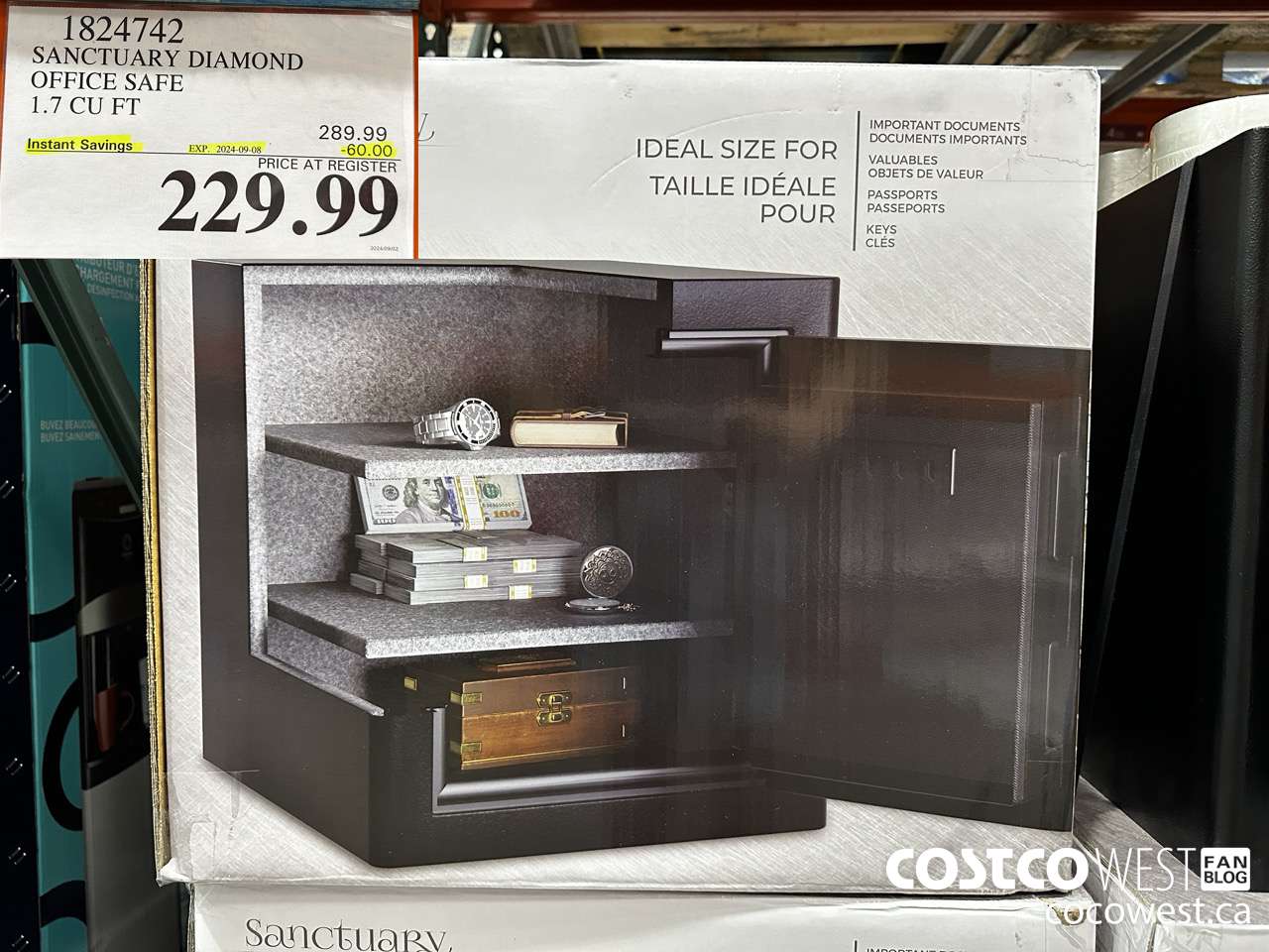 1824742 SANCTUARY DIAMOND OFFICE SAFE 1.7 CU FT ($60.00 INSTANT SAVINGS EXPIRES ON 2024-09-08) $229.99