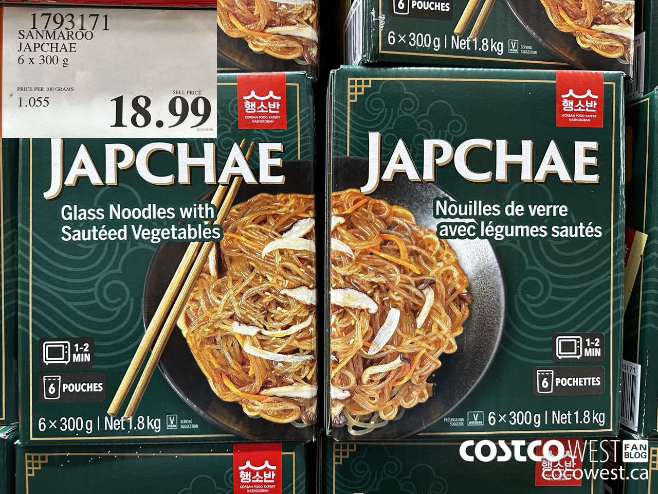 1793171 SANMAROO JAPCHAE 6 X 300 G $18.99