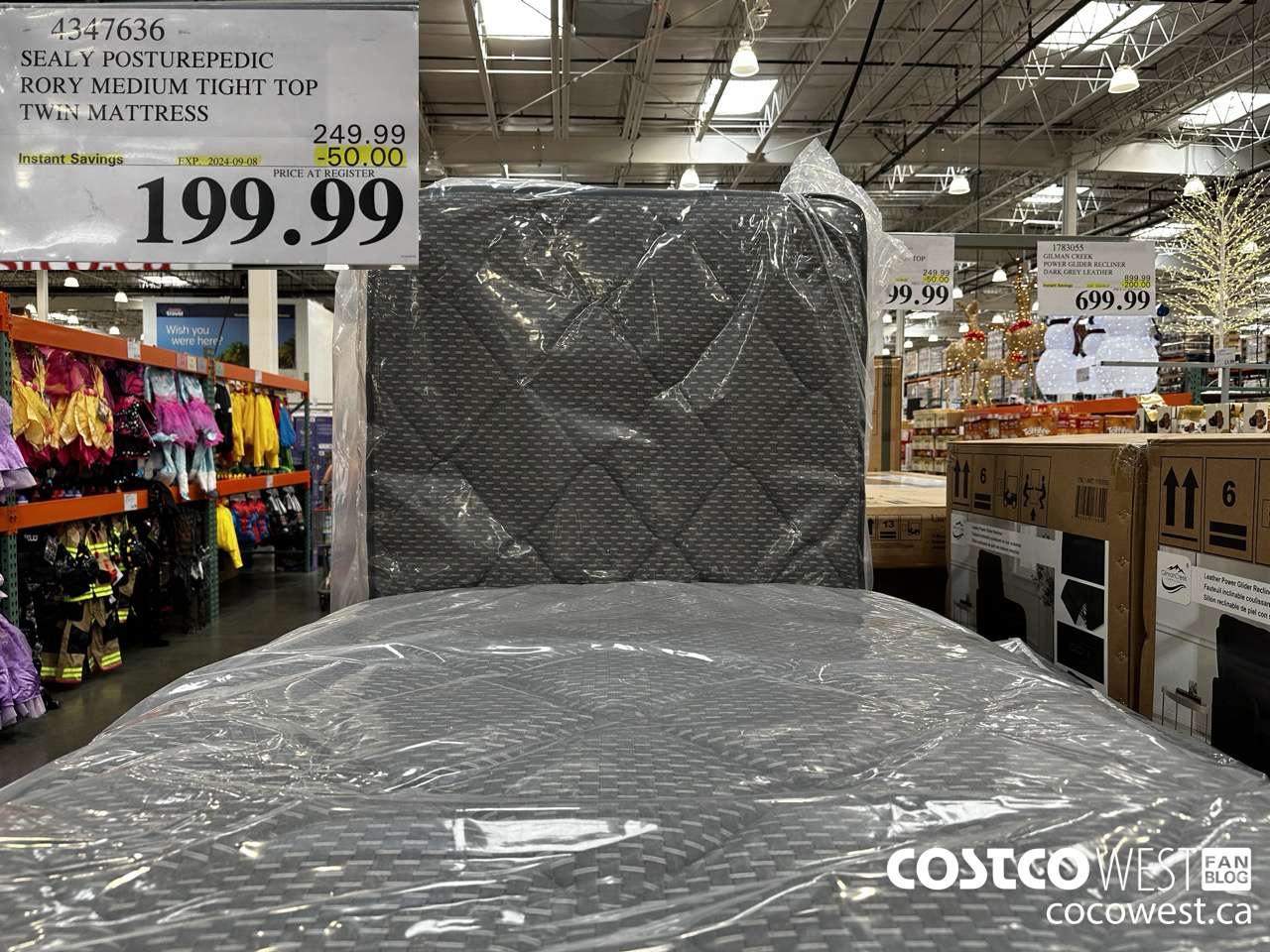 347636 SEALY POSTUREPEDIC BRYDAN TWIN MATTRESS ONLY ($50.00 INSTANT SAVINGS EXPIRES ON 2024-09-08) $199.99