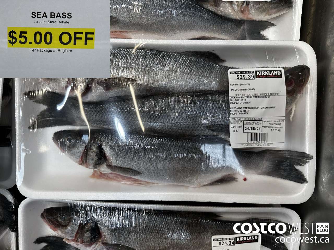 13576 SEA BASS (FARMED) ($5.00 INSTANT SAVINGS)