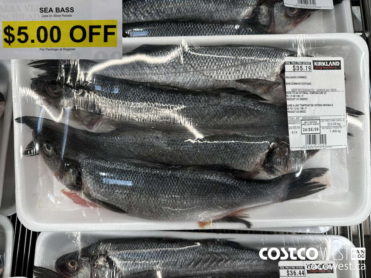 13576 SEA BASS (FARMED) ($5.00 INSTANT SAVINGS)