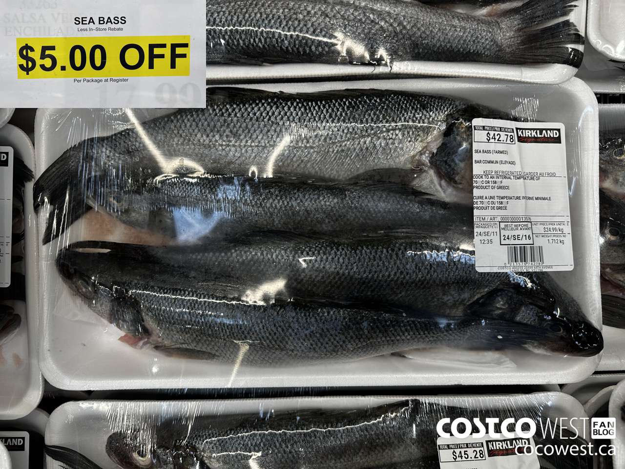 13576 SEA BASS (FARMED) ($5.00 INSTANT SAVINGS)