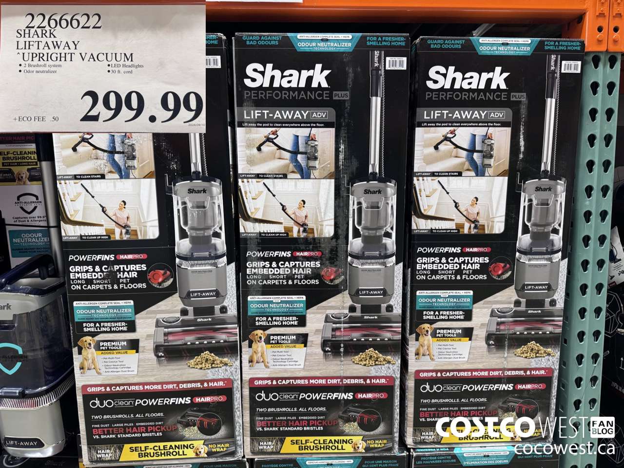 2266622 SHARK PERFORMANCE PLUS UPRIGHT VACUUM WITH ODOR NEUTRALIZER TECH $299.99