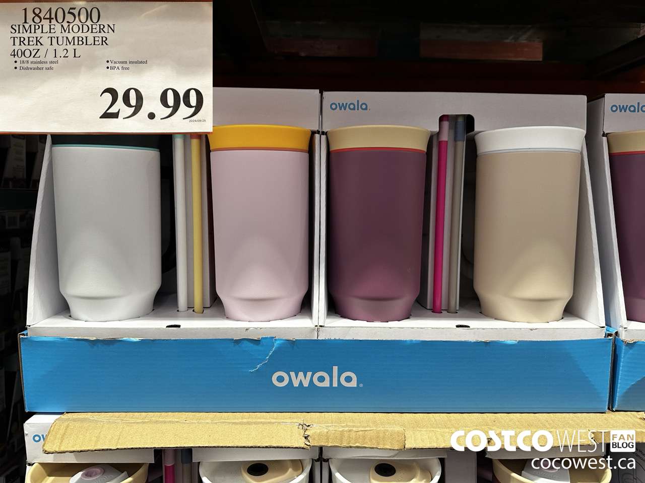 1840500 SIMPLE MODERN TREK TUMBLER 40OZ/1.2L $29.99