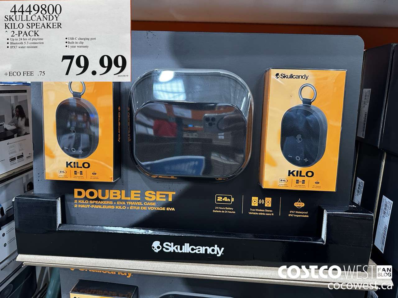 4449800 SKULLCANDY KILO SPEAKER 2-PACK $79.99