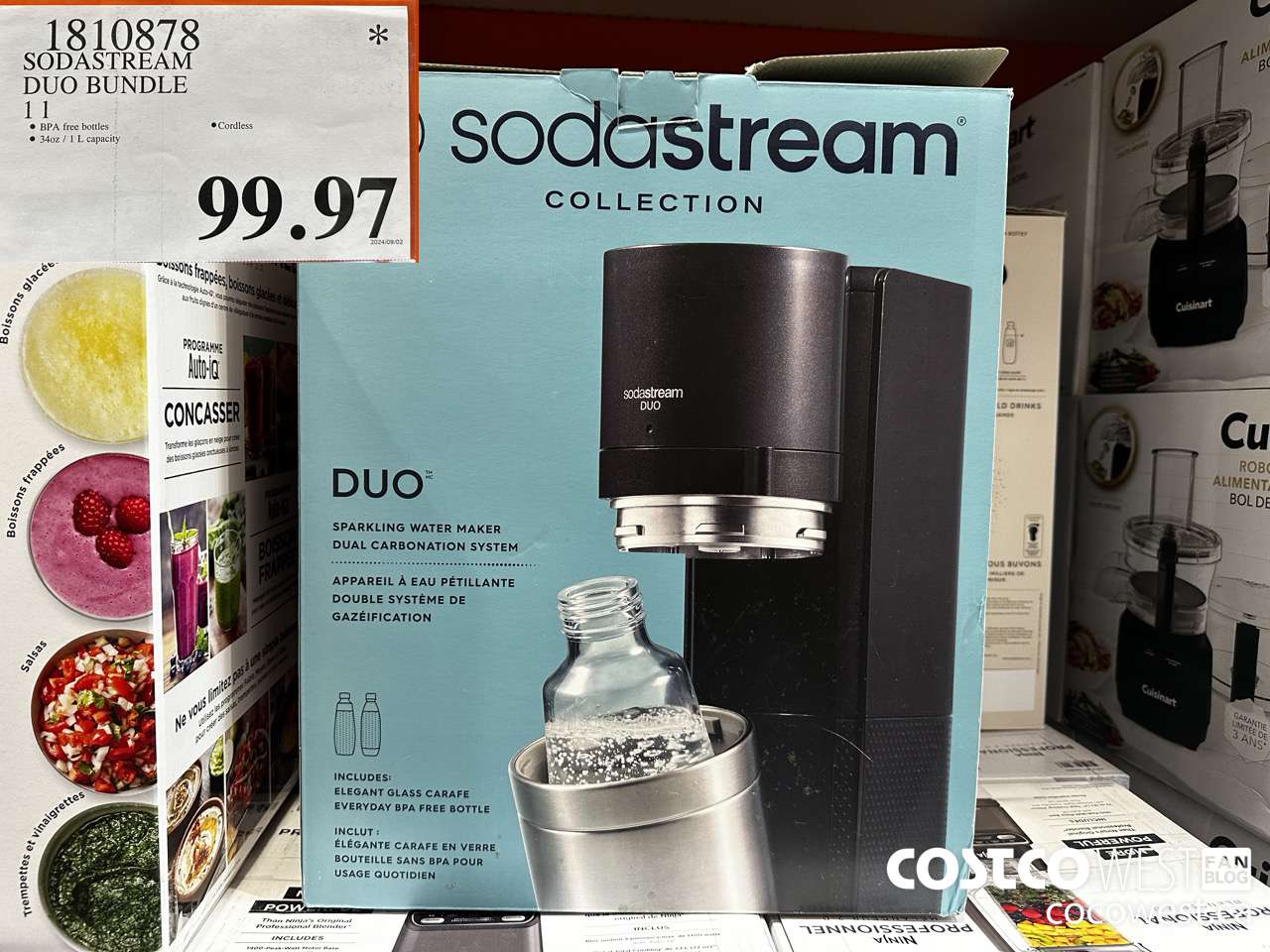 1810878 SODASTREAM DUO BUNDLE 11 $99.97