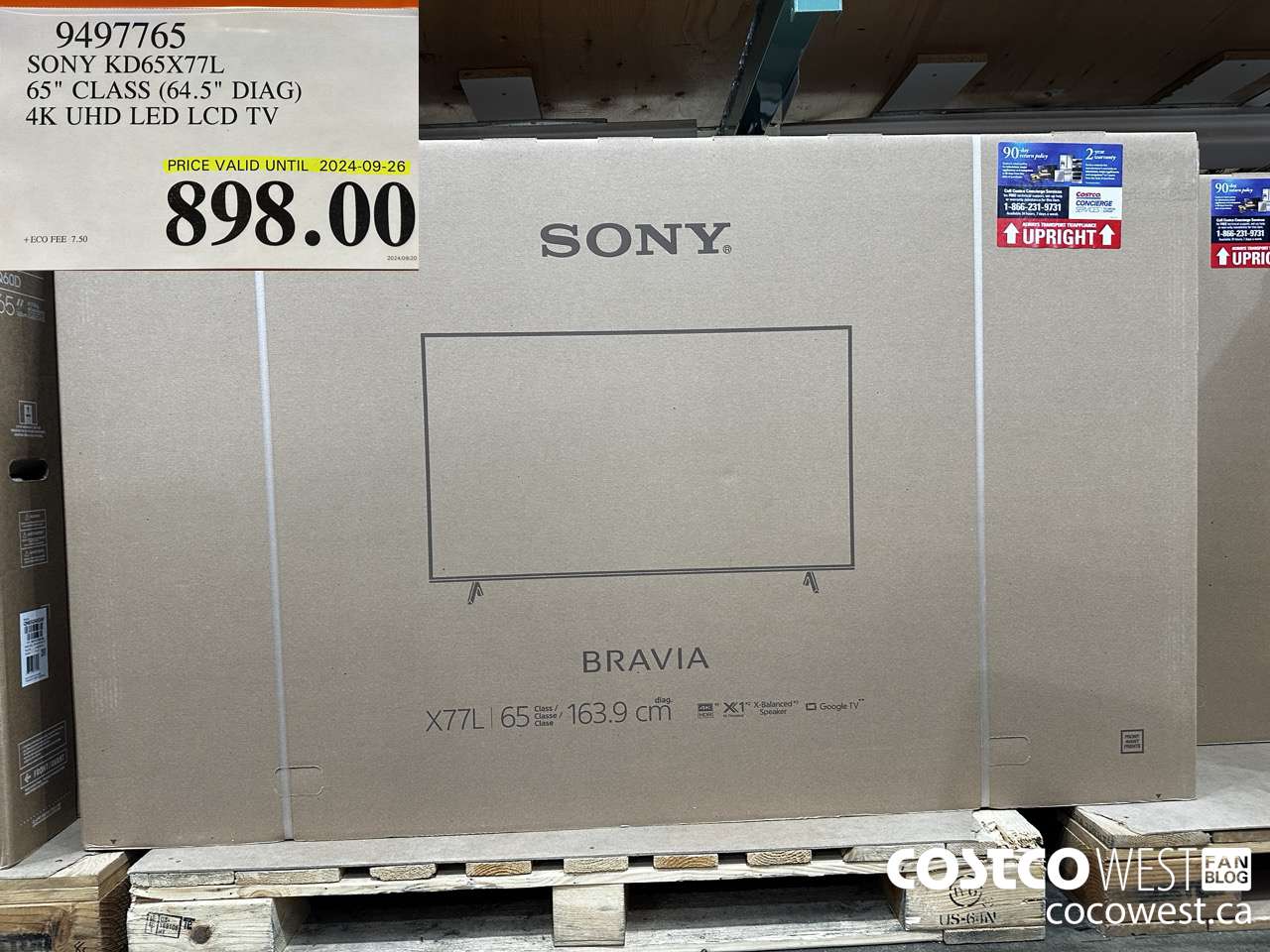 9497765 SONY KD65X77L 65