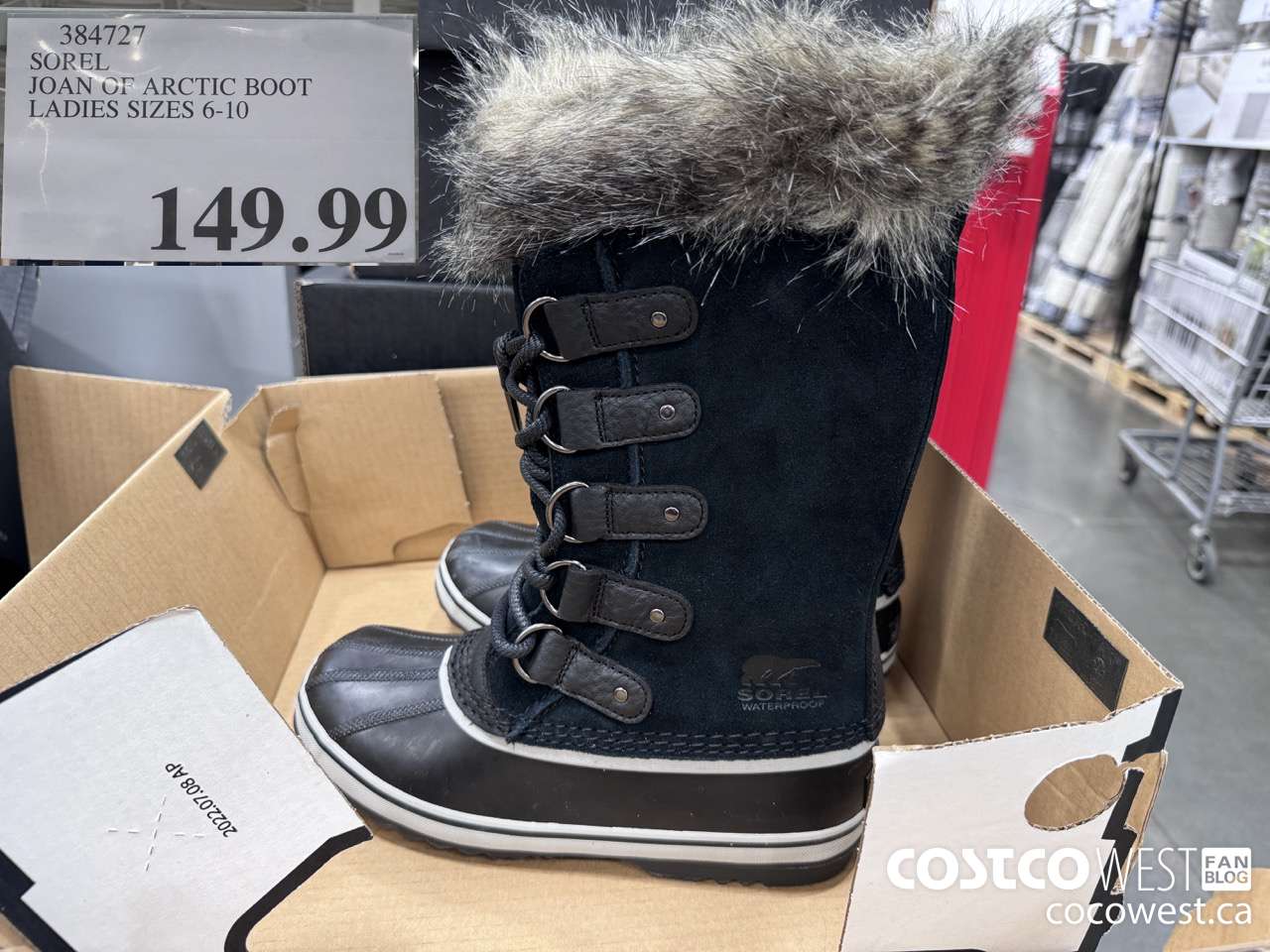 384727 SOREL JOAN OF ARCTIC BOOT LADIES SIZES 6-10 $149.99