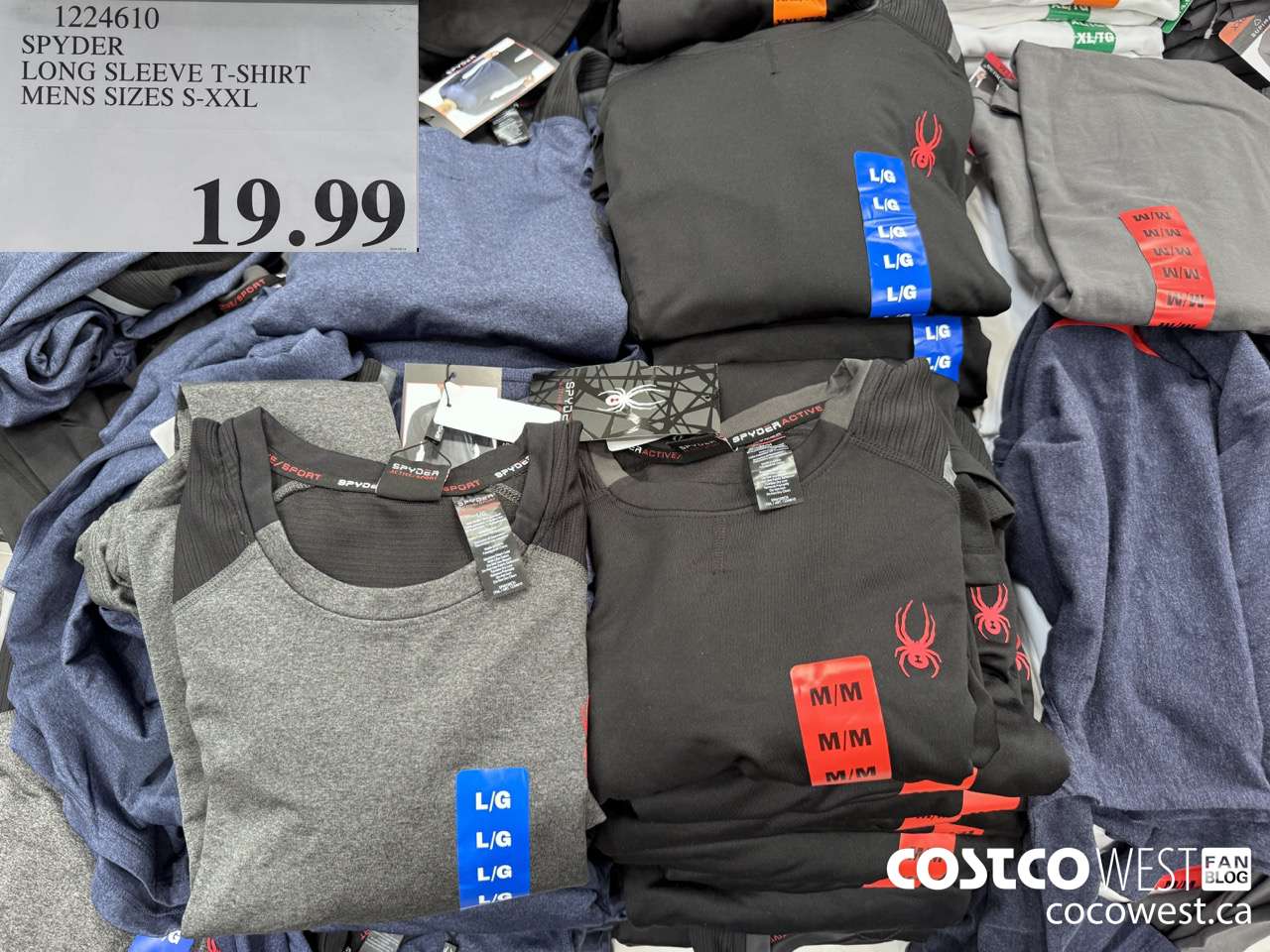 1224610 SPYDER LONG SLEEVE T-SHIRT MENS SIZES S-XXL $19.99