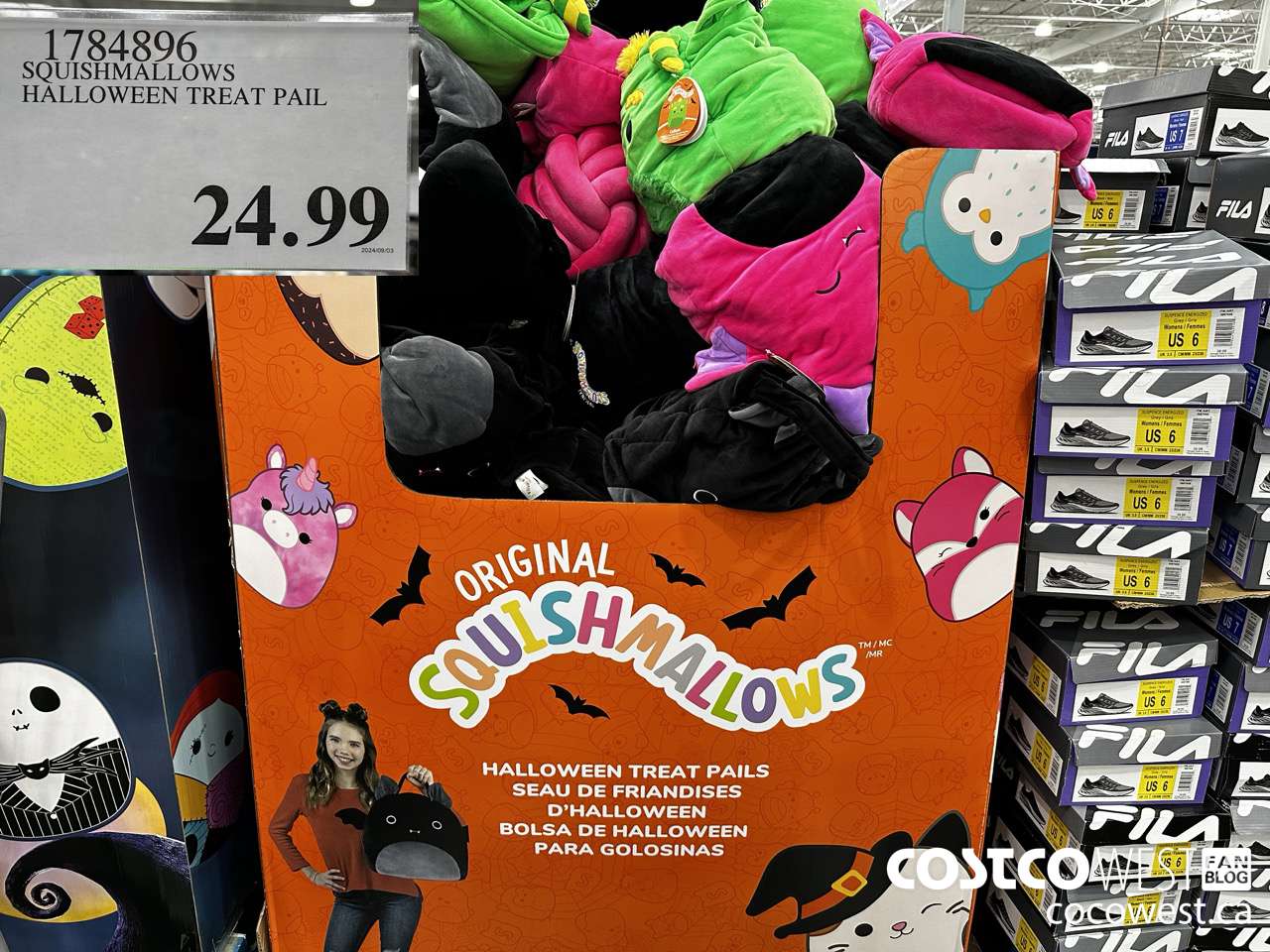 1784896 SQUISHMALLOWS HALLOWEEN TREAT PAIL $24.99