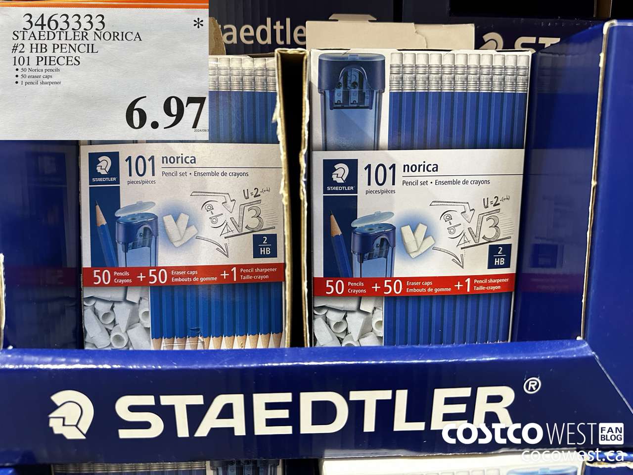 3463333 STAEDTLER NORICA PENCILS HB 101 PC $6.97