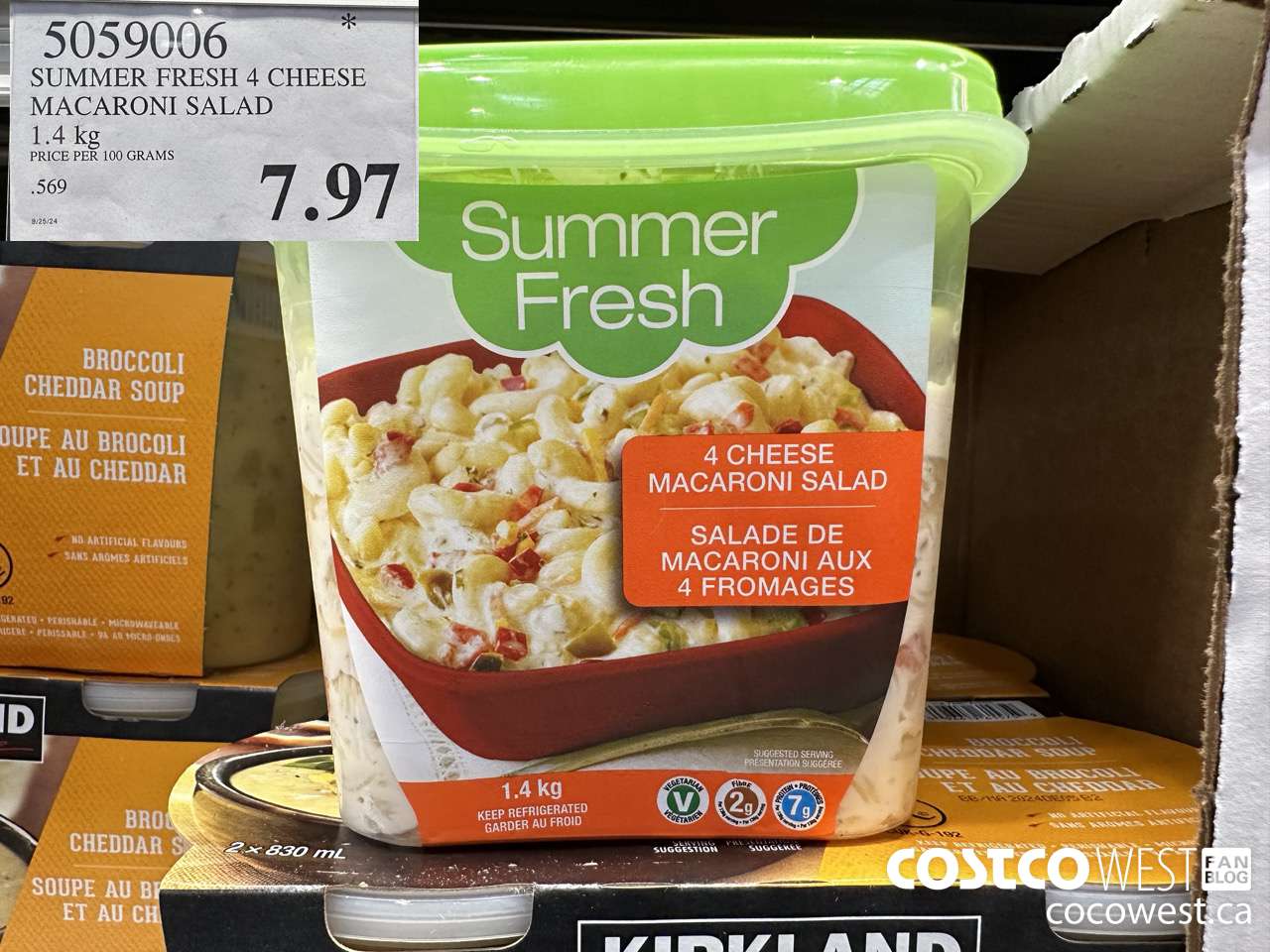5059006 SUMMER FRESH 4 CHEESE MACARONI SALAD 1.4KG $7.97