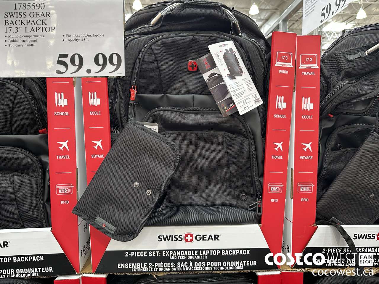 1785590 SWISS GEAR BACKPACK 17.3