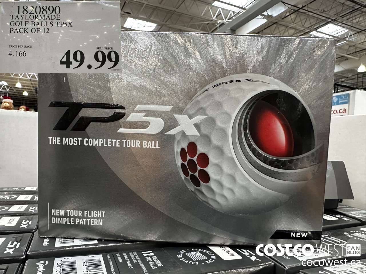 1820890 TAYLORMADE GOLF BALLS TP5X PACK OF 12 $49.99