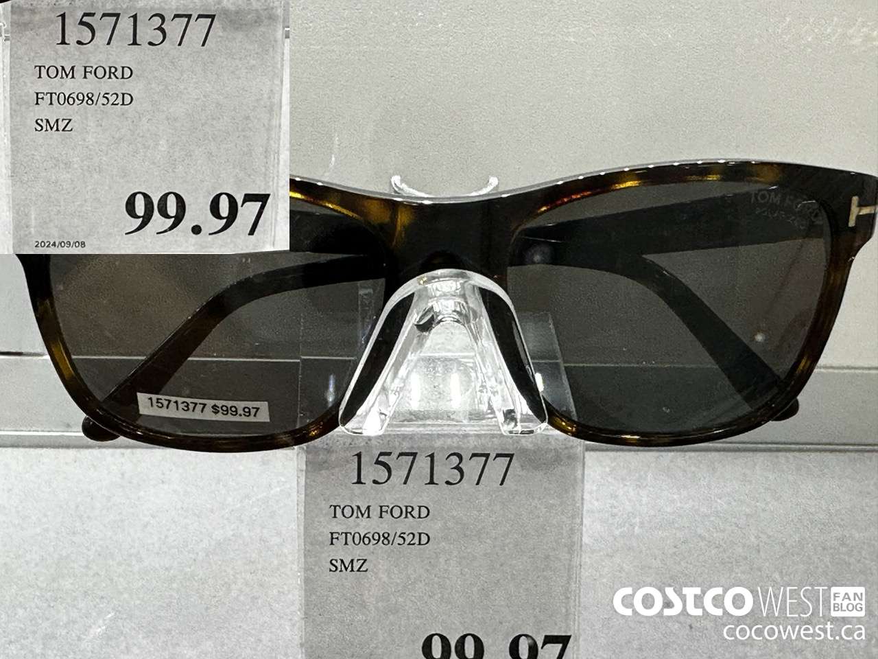 1571377 TOM FORD FT0698/52D SMZ $99.97