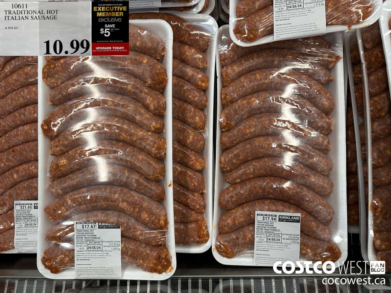10611 TRADITIONAL HOT ITALIAN SAUSAGE ($5.00 INSTANT SAVINGS EXPIRES ON 2024-09-29) $5.99
