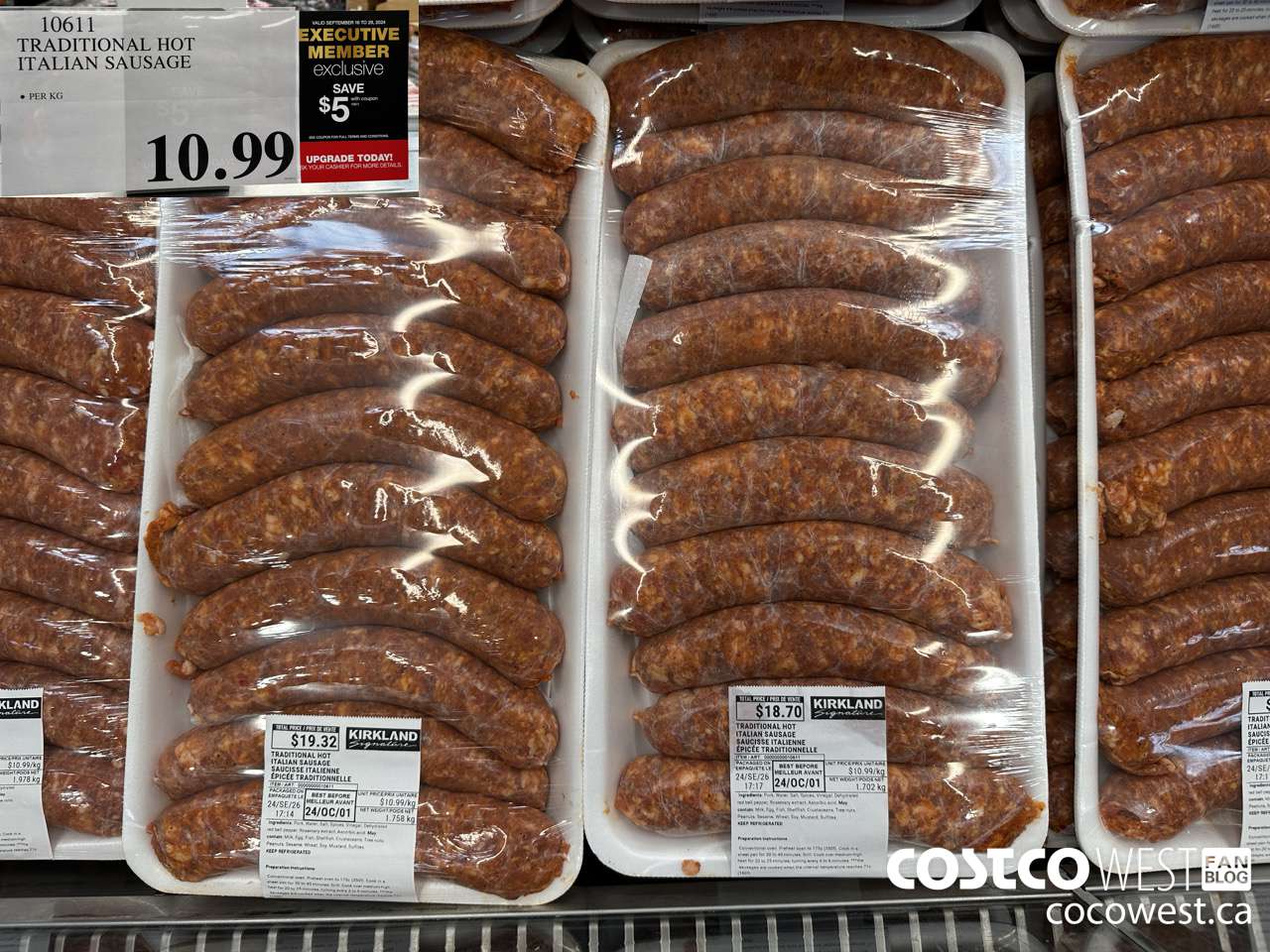 10611 TRADITIONAL HOT ITALIAN SAUSAGE ($5.00 INSTANT SAVINGS EXPIRES ON 2024-09-29) $5.99