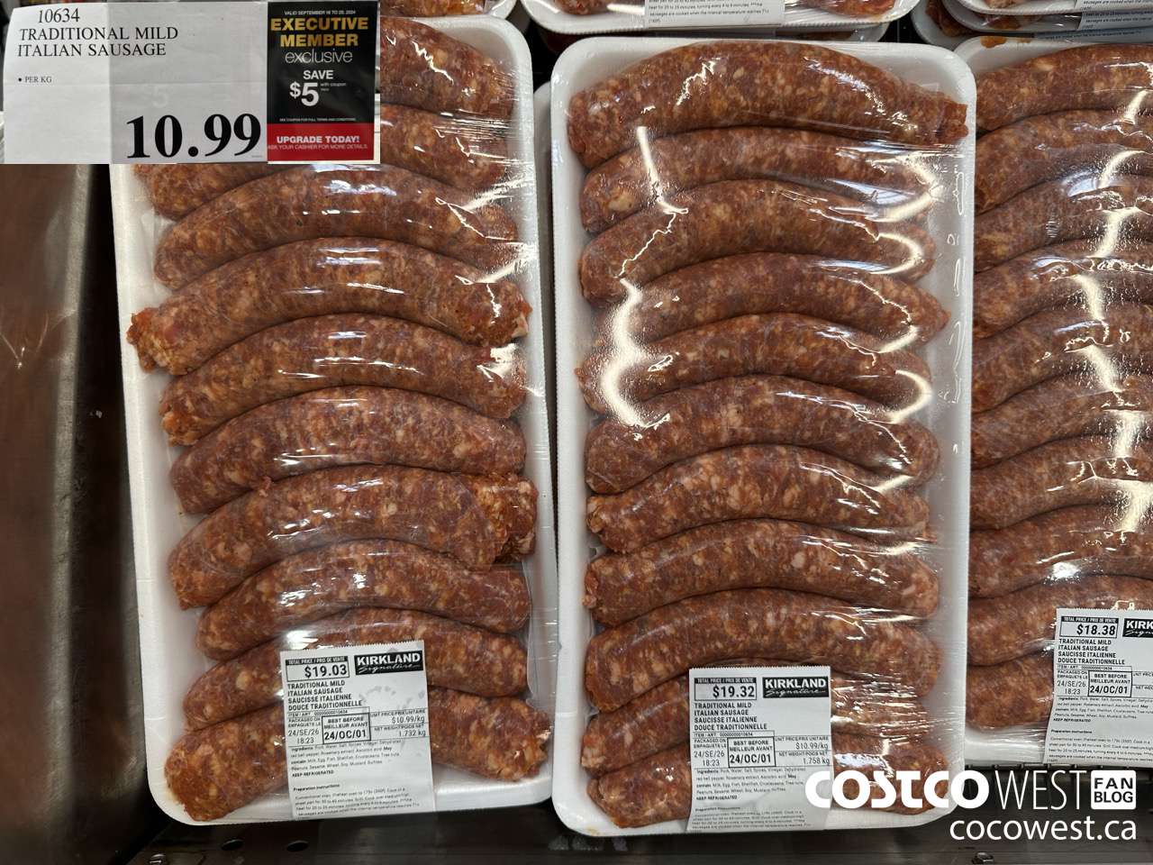 10634 TRADITIONAL MILD ITALIAN SAUSAGE ($5.00 INSTANT SAVINGS EXPIRES ON 2024-09-29) $5.99