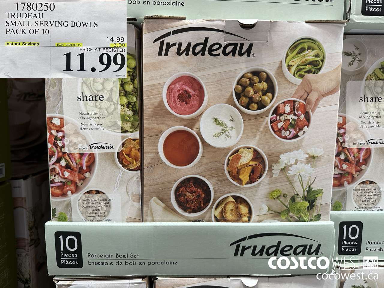 1780250 TRUDEAU SMALL SERVING BOWLS PACK OF 10 ($3.00 INSTANT SAVINGS EXPIRES ON 2024-09-15) $11.99