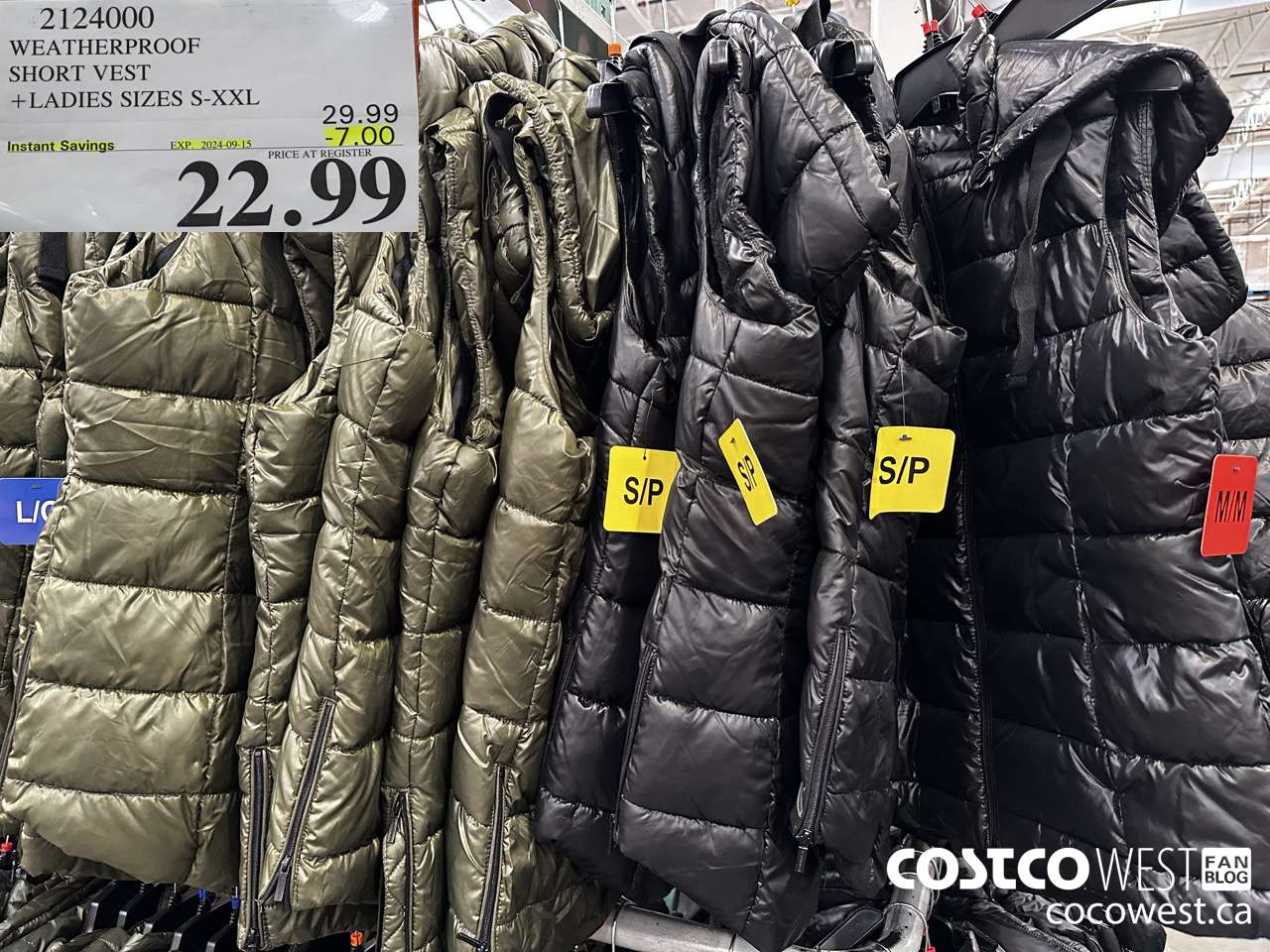 2124000 WEATHERPROOF SHORT VEST LADIES SIZES S-XXL ($7.00 INSTANT SAVINGS EXPIRES ON 2024-09-15) $22.99