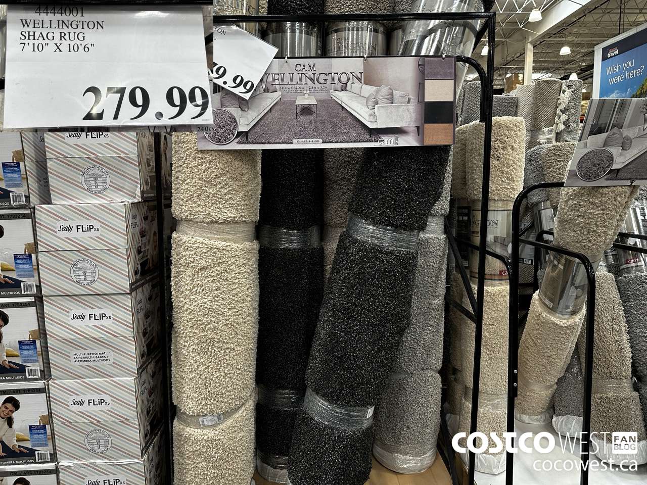 4444001 WELLINGTON SHAG RUG 7'10
