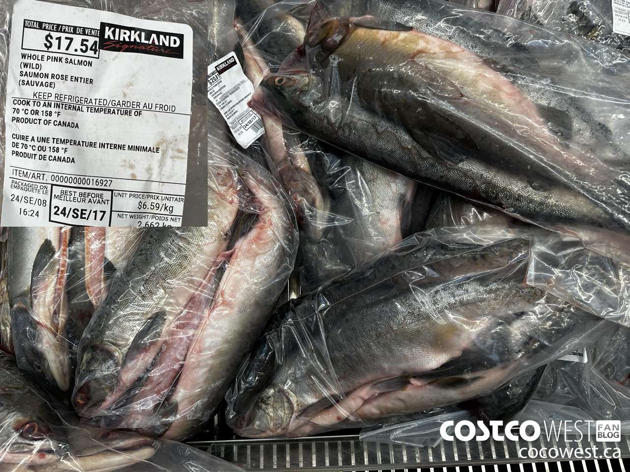 16927 WHOLE PINK SALMON (WILD) $6.59